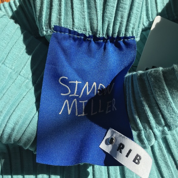 SIMON MILLER Ribbed Blue Alder Pants XS - Picture 4 of 5